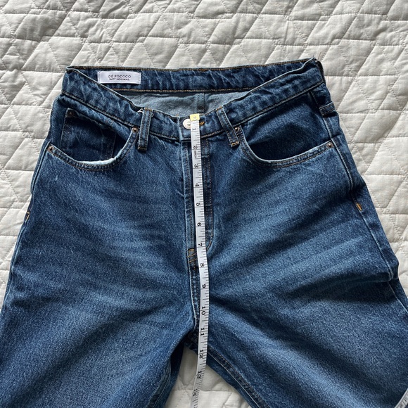 De Rococo No.5 High Waist Straight Cropped Denim - Picture 9 of 11